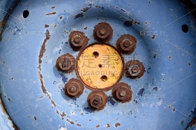 蓝黄轮毂