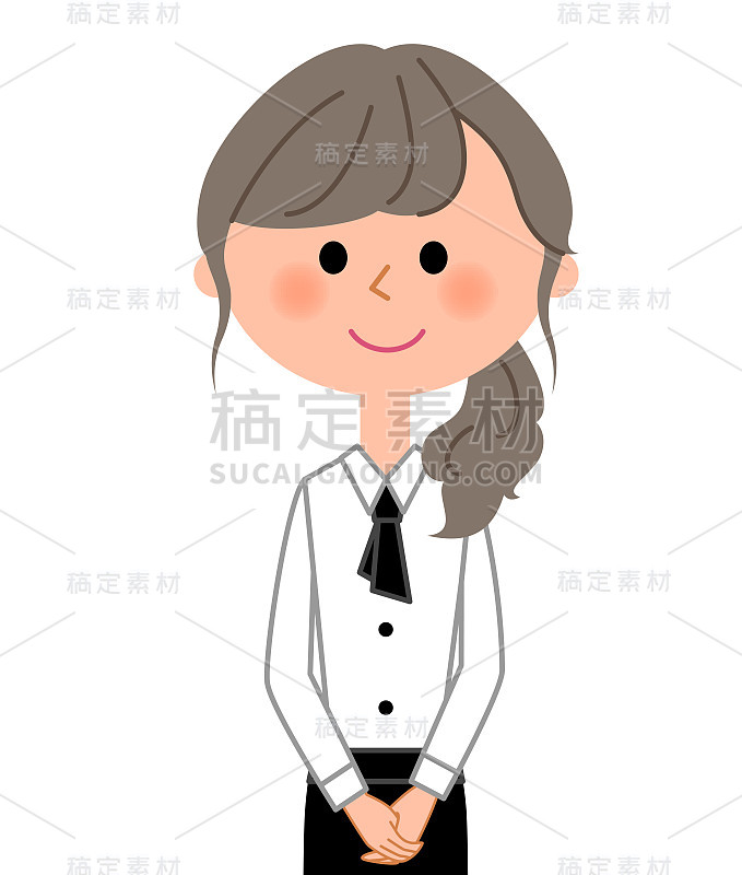 咖啡厅服务员,女服务员