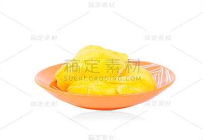 榴莲果盘上隔离