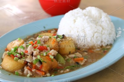 炒蛋豆腐，中国菜