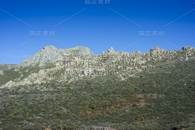 瓜达拉玛山脉的景色