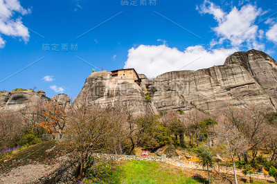 希腊塞萨利市迈特拉山修道院。联合国教科文组织世界遗产