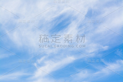 白色的云