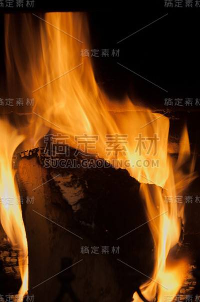 火燃烧的火