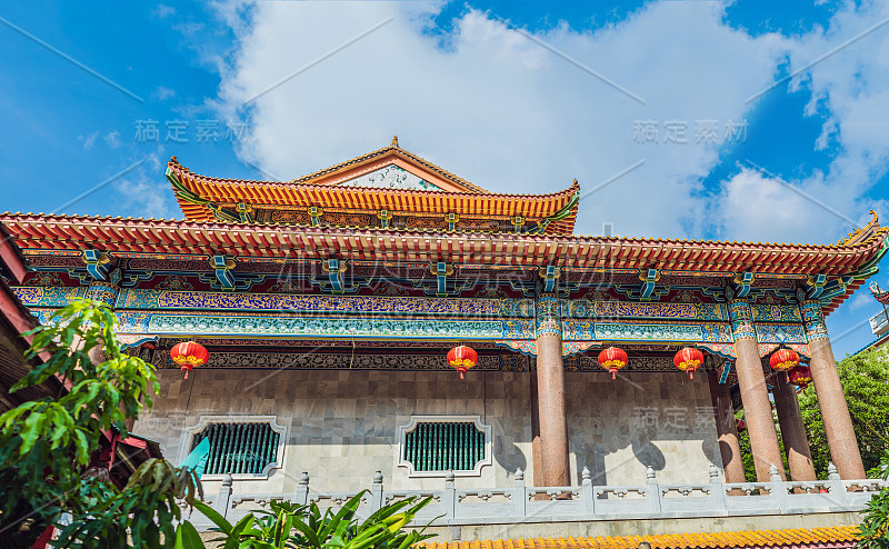 位于马来西亚槟城的佛寺，乔治城