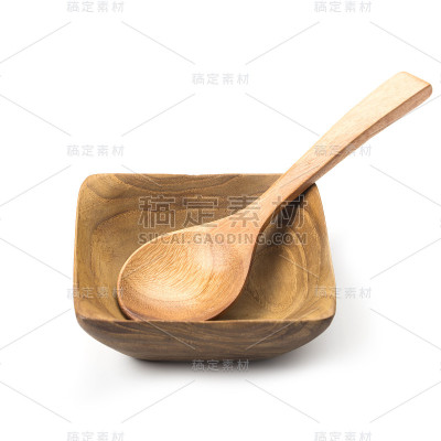 旧木头碗