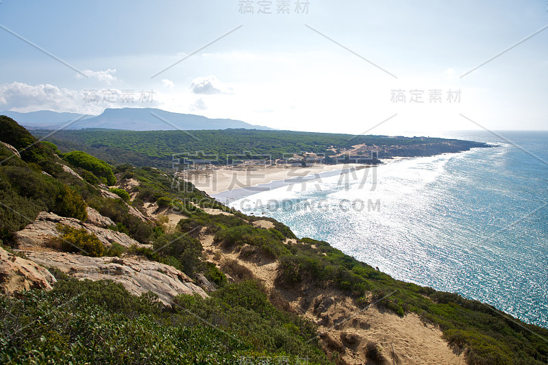 卡努埃洛海滩旁边的扎哈拉德洛斯金枪鱼