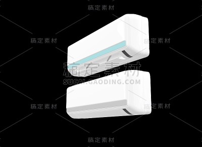 空调隔离3D渲染
