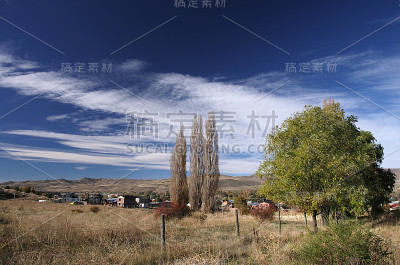 从上面俯瞰安第斯山脉