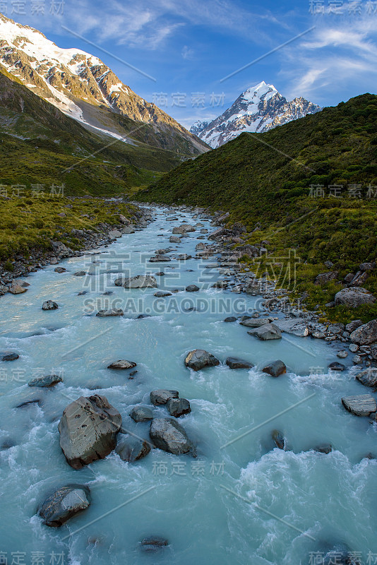 新西兰库克山国家公园的风景