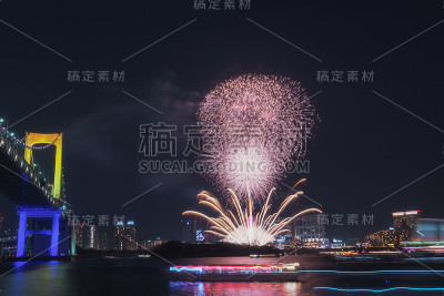 东京的冬季烟火