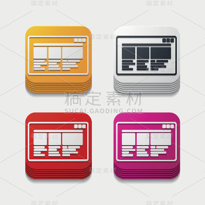 方形按钮:接口