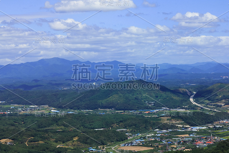 韩国庆山八宫山景