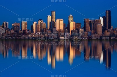 蓝色的西雅图