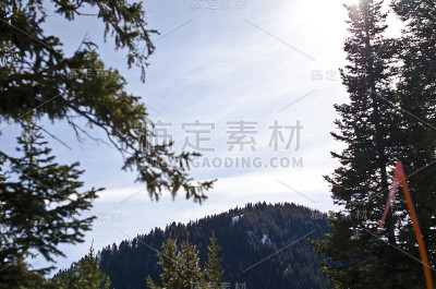冬季滑雪山