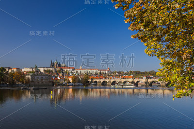 布拉格的城市风景-捷克共和国