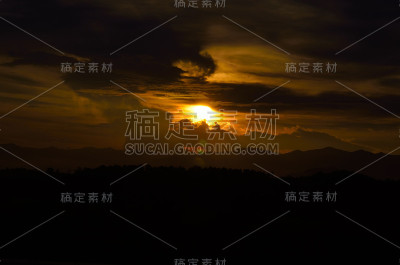 是日落