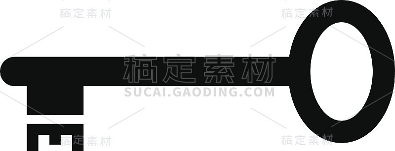 黑色键矢量图标