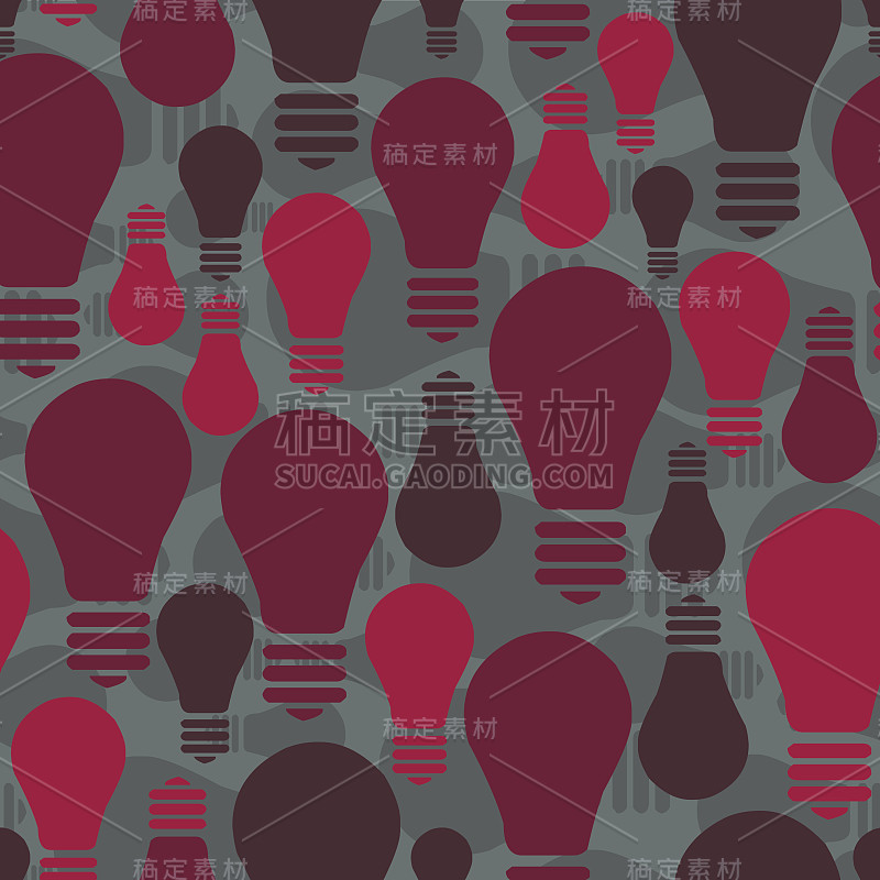 无缝的红灯图案背景