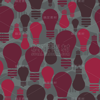 无缝的红灯图案背景
