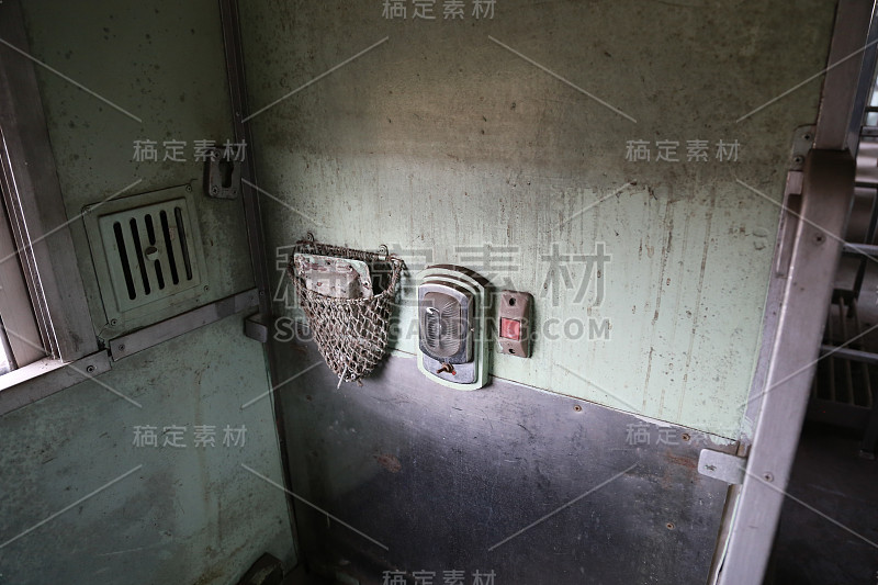 废弃的火车。