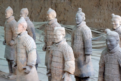 兵马俑的士兵