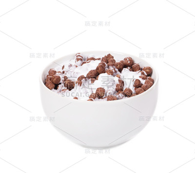 白色的玉米片。