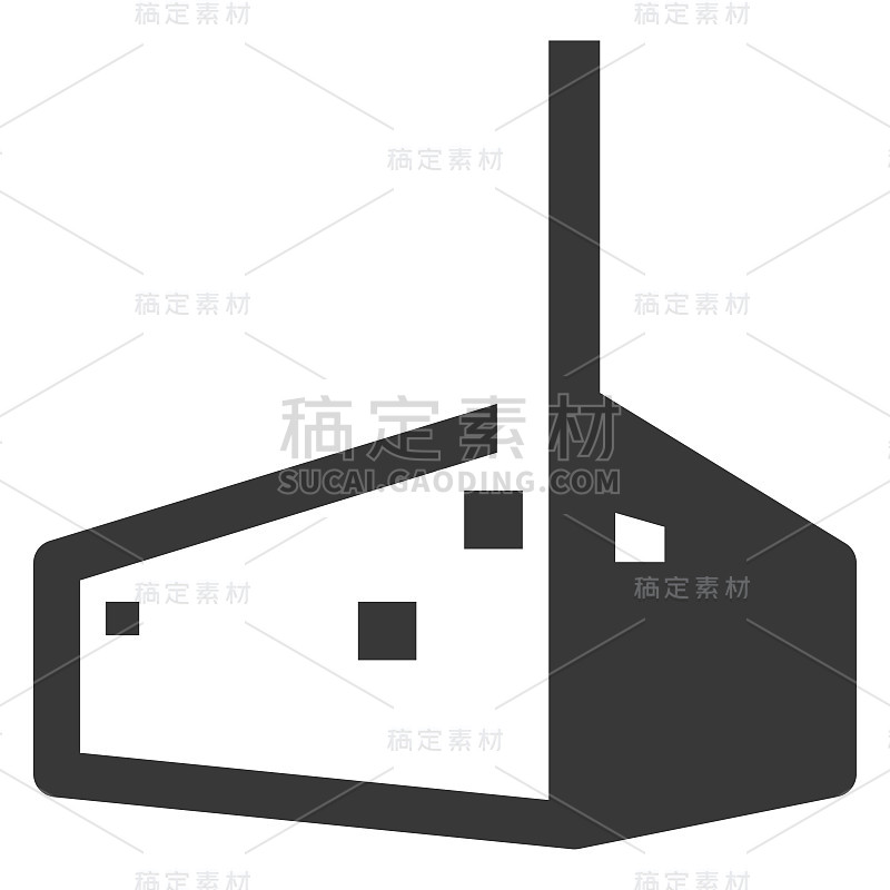 首字母I房地产图标设计为建筑师，房子，建筑公司