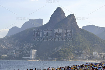依帕内玛海滩的景色