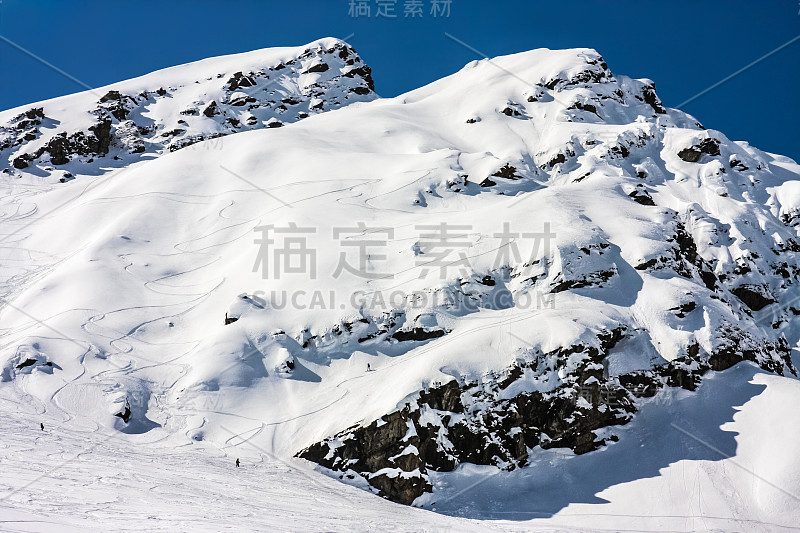 滑雪区滑雪之旅