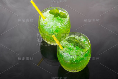 鸡尾酒酒精莫吉托冰