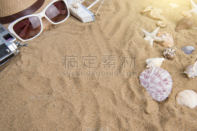 暑假,海滩配件
