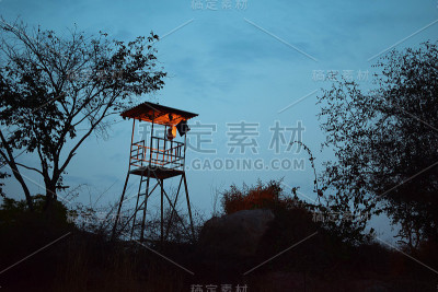 印度一个公园的观景台
