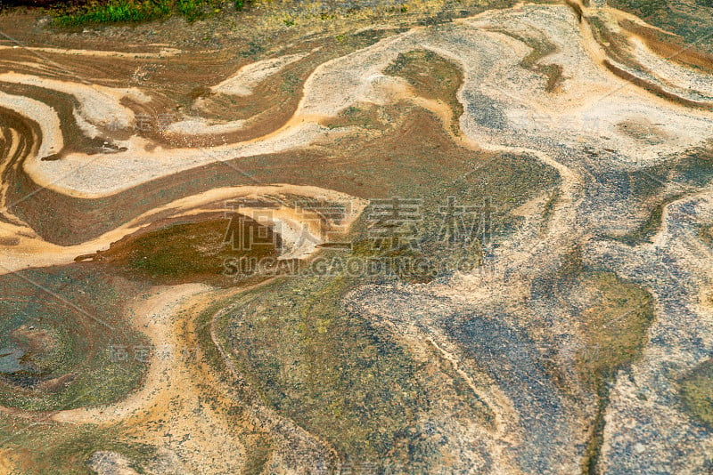 中国广西北海涠洲岛的火山岩