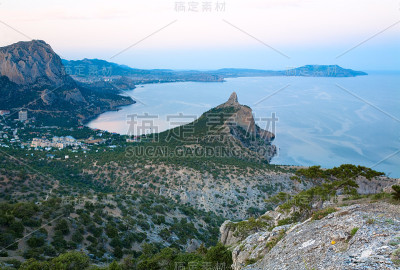 Twillight海岸线景观