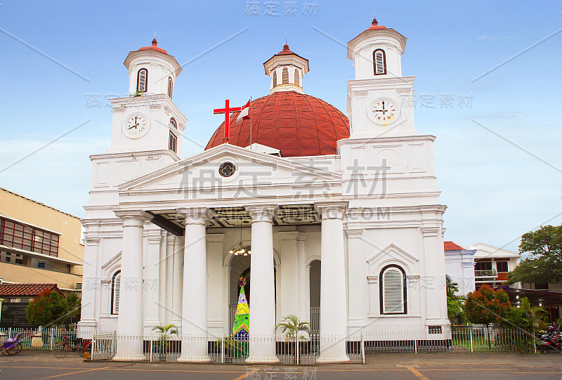 印尼。三宝垄。Church Blenduk。