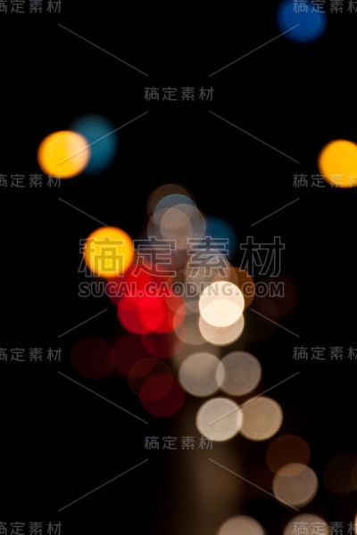 散景模糊了背景