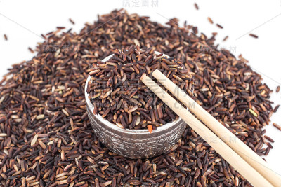 茉莉糙米特写