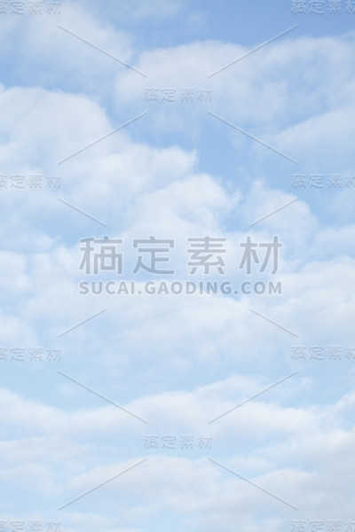 云蓝色的天空