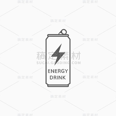 能量饮料罐图标
