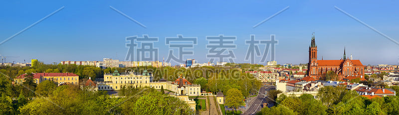 Branicki Palace and Medical University. Bialystok