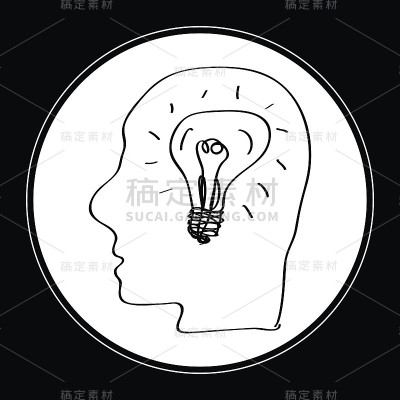 一个简单的头部涂鸦