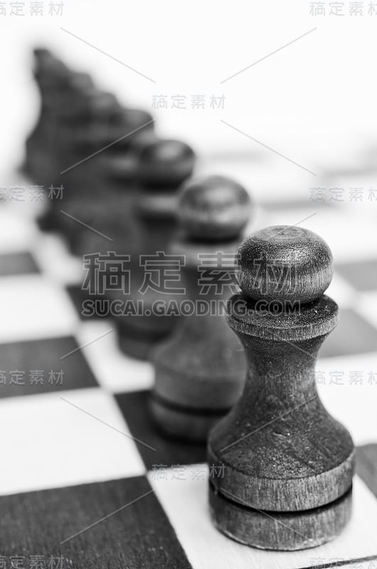 棋盘上的兵。