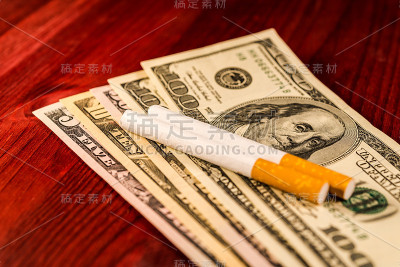 香烟在美元上