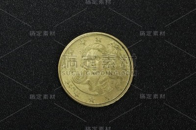 单一20美分欧元正面硬币宏观货币欧洲接近2012女士