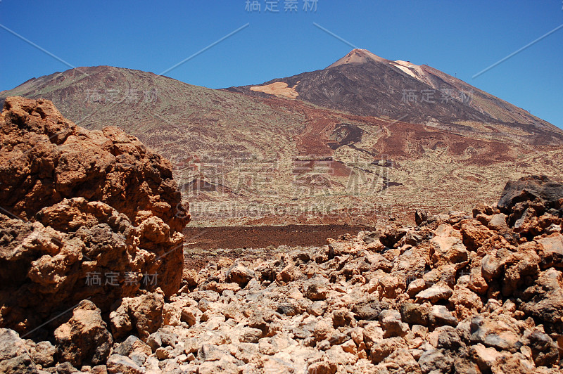 西班牙特内里费岛上风景如画的泰德国家公园