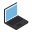 Laptop, Screen, Device, View, Isometric, Grid, 3d