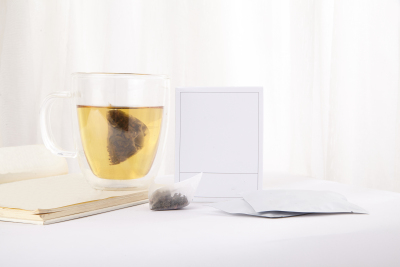 饮品系列写实茶包茶杯