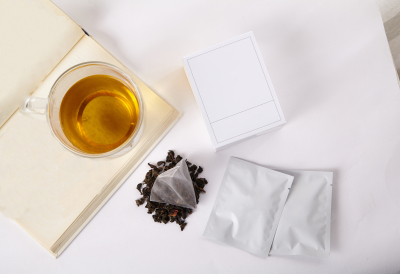 饮品系列写实茶叶泡茶