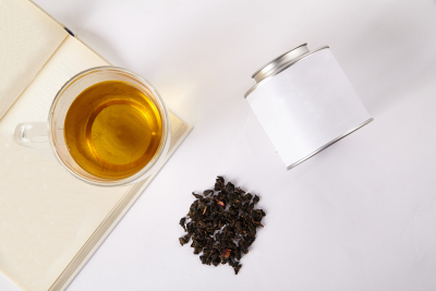 饮品系列写实泡茶茶叶